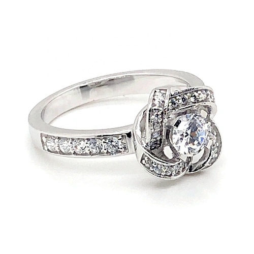 Celtic Knot Sterling Silver Ring, Promise Knot Engagement Rings From China