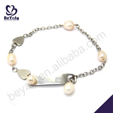Pearl decor design korean accessories wholesale with heart