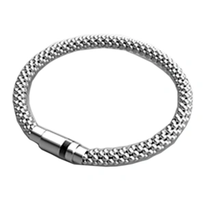 Womens permanent bracelet stainless steel cable jewelry