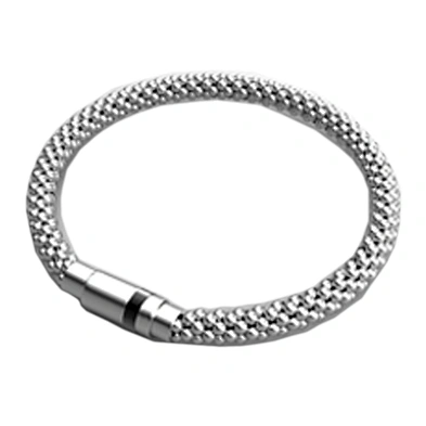 Womens permanent bracelet stainless steel cable jewelry