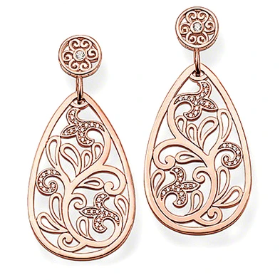Top design jhumka rose gold earring wholesale jewelry from dubai