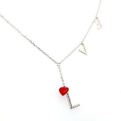 Cute Red Enamel Heart 