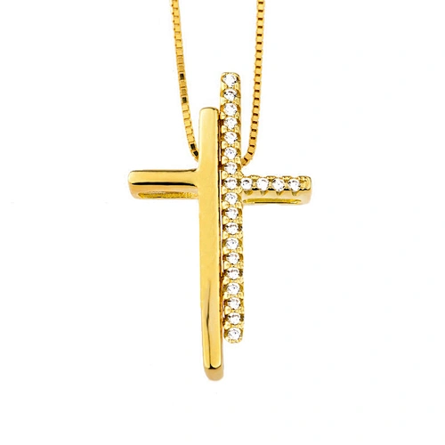Fashion jewelry cross pendant necklace set 24k gold jewellery dubai