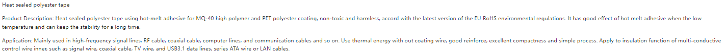 temperature resistance