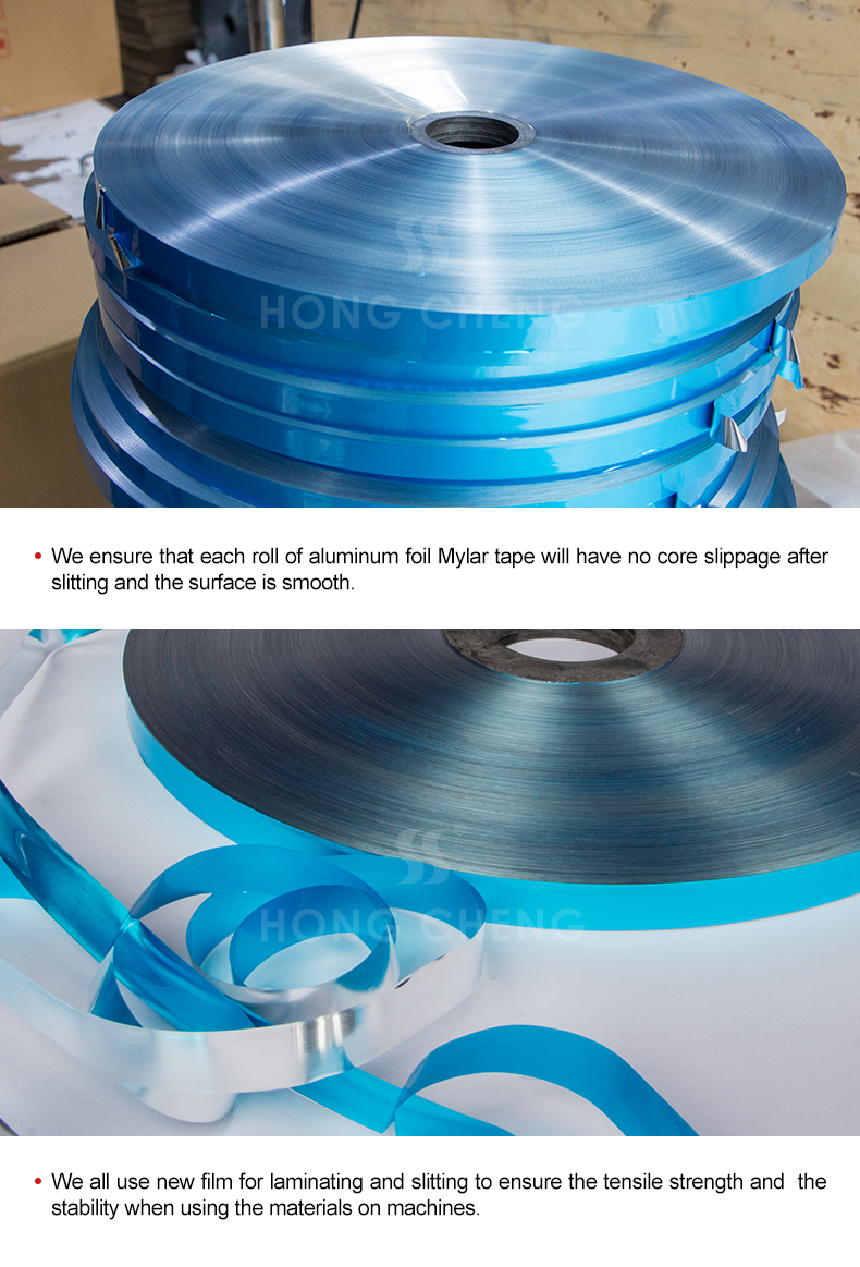 Aluminum foil mylar tape