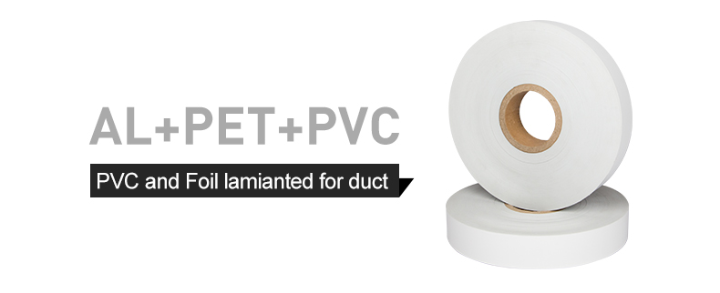 PVC Laminated Aluminum Foil for Duct