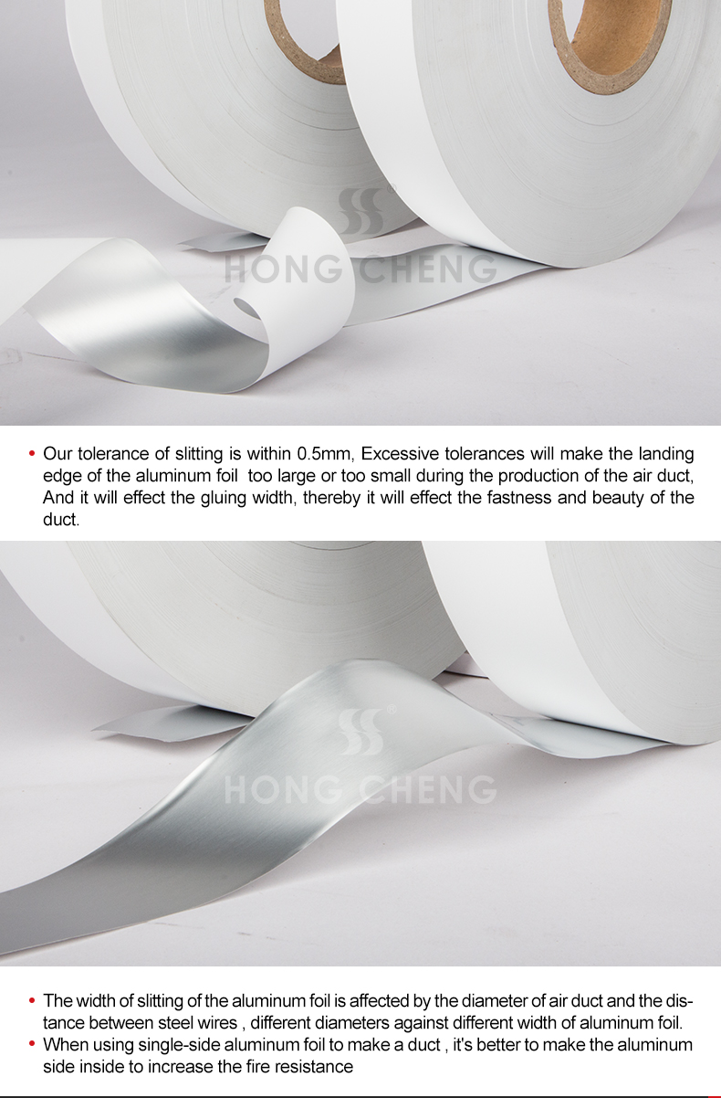 PVC Laminated Aluminum Foil for Duct