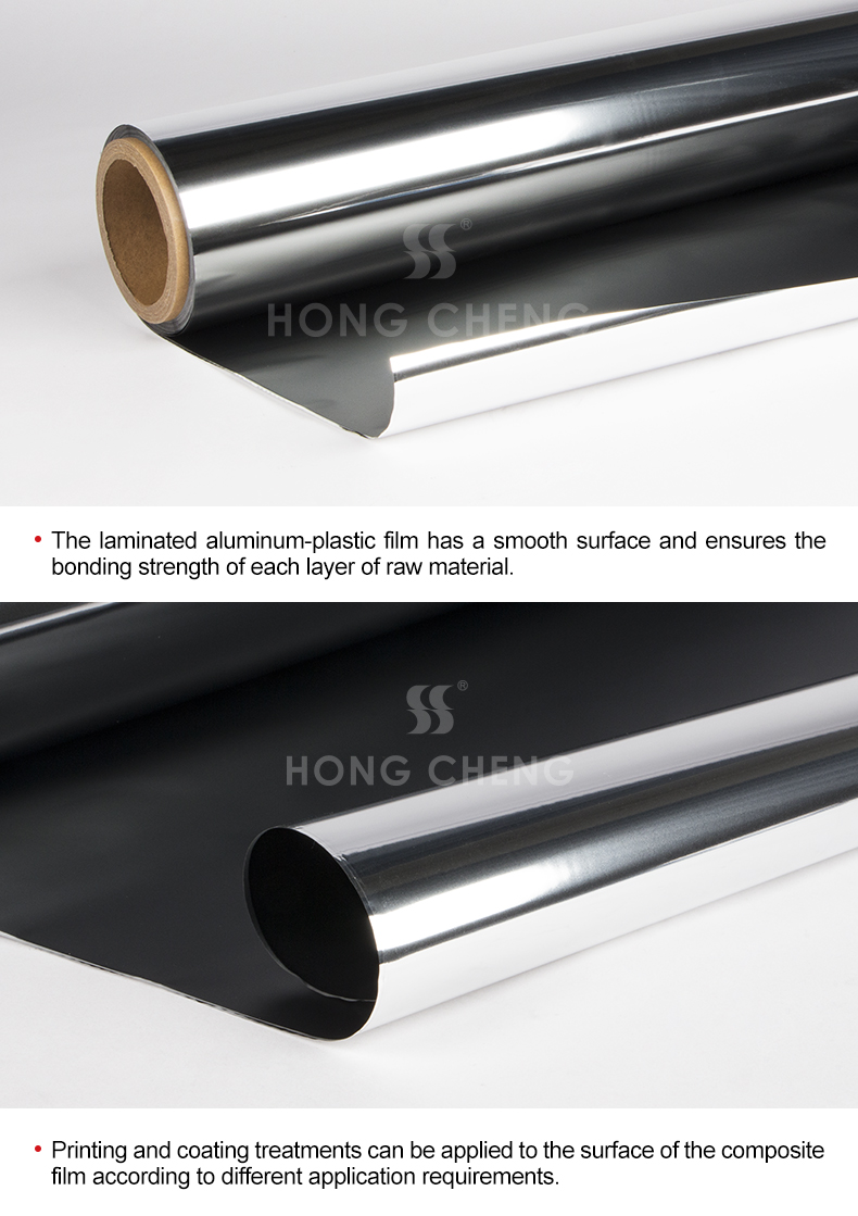 Laminated metalized films