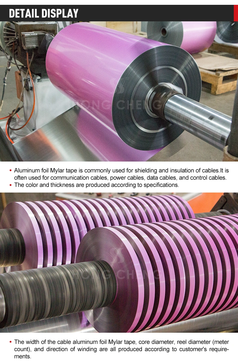 shielding cables with aluminum foil