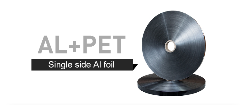 Single side duct foil with black color