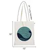 Custom printed recycle plain organic cotton canvas tote bag bulk large reusable canvas cotton shopping bag with logo supermarket