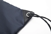 Recycled PET bottles drawstring bag Nylon Polyester Small Waterproof Gym Travel belt Drawstring Bag With Zipper pocket