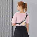 Fashion Waist Belt Bag Fanny Packs Back for Men Women Kids Running Hiking Raves Travel Bag Cell Phone Adjustable Running Pouch