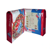 wholesale promotional folding durable insulation thermal cooler bag for food pizza chicken dishes to camping grocery picnic