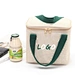 Chiterion Eco Friendly Jute Thermal Lunch Bag Insulated Cooler Bag Lunch Tote Customized Size Logo For Women Kids Promotion Saco