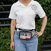 Running Sport Men Women Fashion Green Custom Shinny Holographic Rave Fanny Packs vantage luggage bag Phone Pouch Waist Belt Bag
