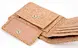 Custom Waterproof Green Biodegradable Cork Cosmetic Bag Zipper Pouch Eco-friendly Women Clutch Handbag Pencil Case Wallet