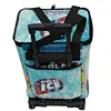 Sedex custom logo fold up shopping bag high quality trolley borsa for travelman shopper woman family with leakproof aluminium