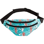 Chiterion Reusable Fanny Pack Back Fashion Waist Belt Chest Bag Adjustable Running Pouch for Men Women Kids Running Hiking Raves