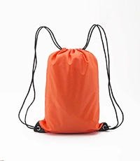 Recycled PET bottles drawstring bag Nylon Polyester Small Waterproof Gym Travel belt Drawstring Bag With Zipper pocket