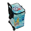Sedex custom logo fold up shopping bag high quality trolley borsa for travelman shopper woman family with leakproof aluminium