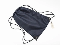 Recycled PET bottles drawstring bag Nylon Polyester Small Waterproof Gym Travel belt Drawstring Bag With Zipper pocket