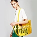 Custom Printed large foldable custom diaper pvc fashion tote bag beach tote bags women manufacturer