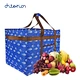 Sedex custom logo small large foldable fishing picnic soft leakproof aluminium tote box bag for borsa outdoor ice storage bag