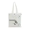 Chiterion Reusable 100% Cotton Canvas Tote Bag  Eco Friendly Women Shopping Bag Handbag Custom Printed For Daily Grocery Travel
