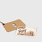 Factory cheap price brown kraft paper card holder personalized recycled pack vegan wholesale sedex bill key