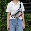 Running Sport Men Women Fashion Green Custom Shinny Holographic Rave Fanny Packs vantage luggage bag Phone Pouch Waist Belt Bag