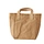 Chiterion Washable Kraft Paper Simple Casual Shopping Tote Bag for Women Lady Custom Printed Promotional