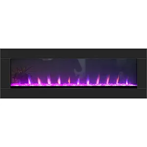 Electric Built-in see through Fireplace