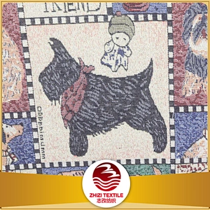dog design woven fabric corporation from keqiao competitive price for furniture
