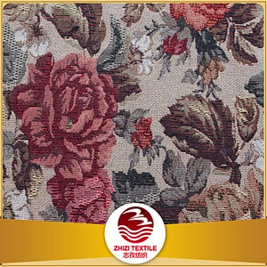 Woven fabric floral pattern classic deisgn for sofa fabric Chile Uruguay style factory