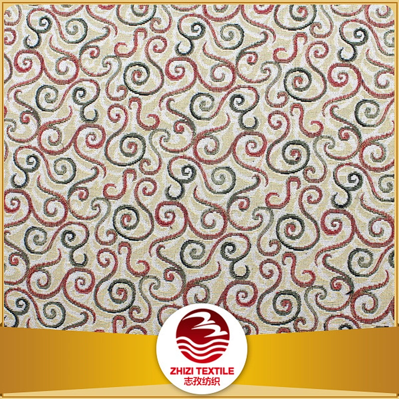 lines colorful design popular cushion textile scutcheon jacquard fabric manufacturer