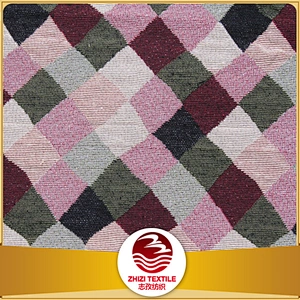America geometry diamond colorful design high quality polyester cotton material textile mill from shaoxing