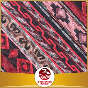ethnic style design jacquard fabric for garments dress textile maker southeast Asia region popular