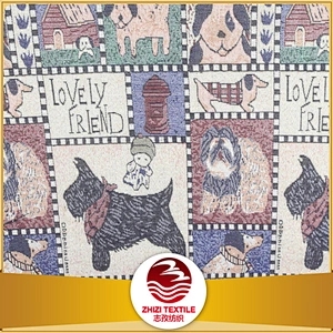 dog design woven fabric corporation from keqiao competitive price for furniture