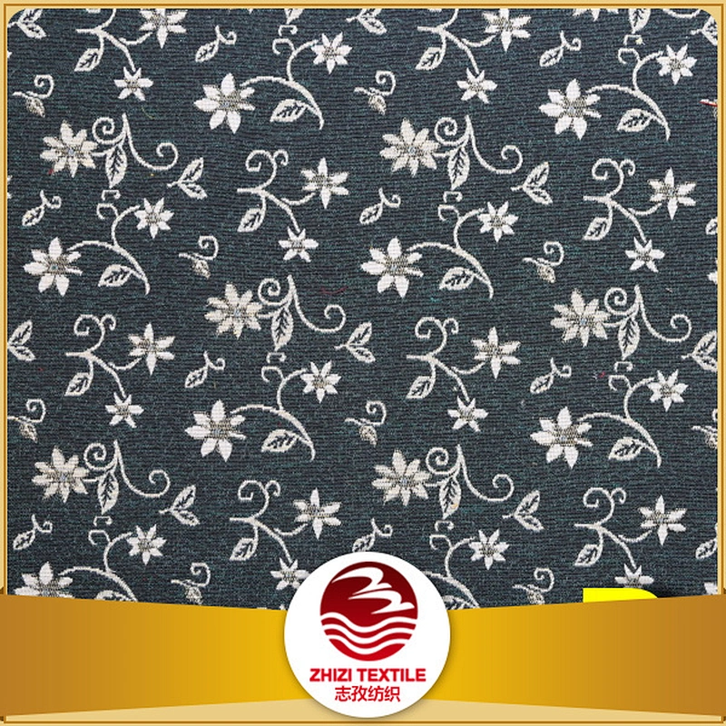 home textile floral design wholesale window curtain fabric upholstery exporter from shaoxing