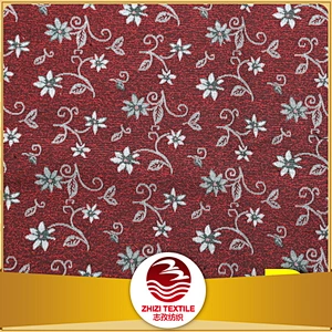 home textile floral design wholesale window curtain fabric upholstery exporter from shaoxing