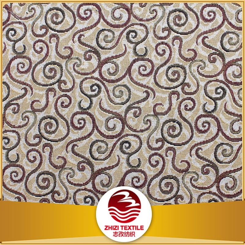 lines colorful design popular cushion textile scutcheon jacquard fabric manufacturer