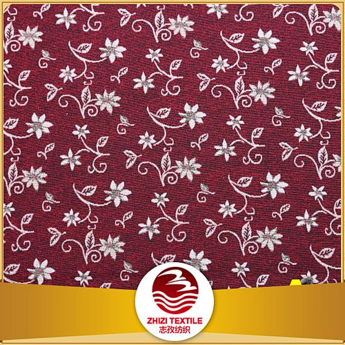 home textile floral design wholesale window curtain fabric upholstery exporter from shaoxing