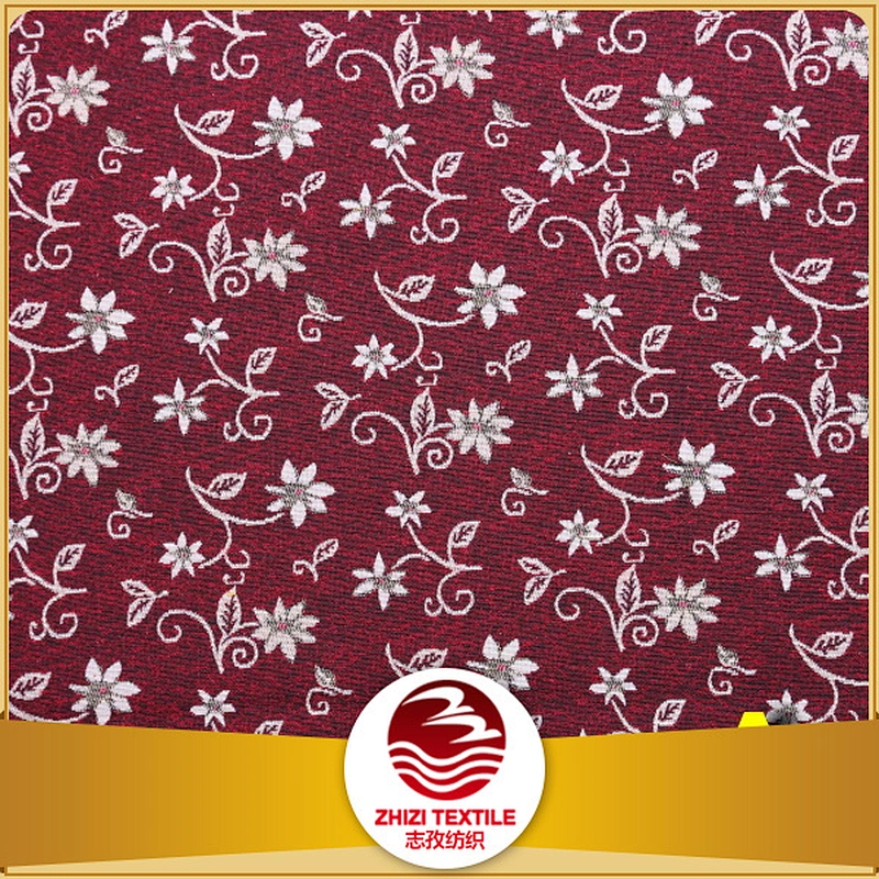 home textile floral design wholesale window curtain fabric upholstery exporter from shaoxing
