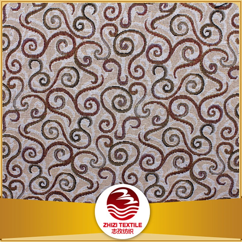 lines colorful design popular cushion textile scutcheon jacquard fabric manufacturer