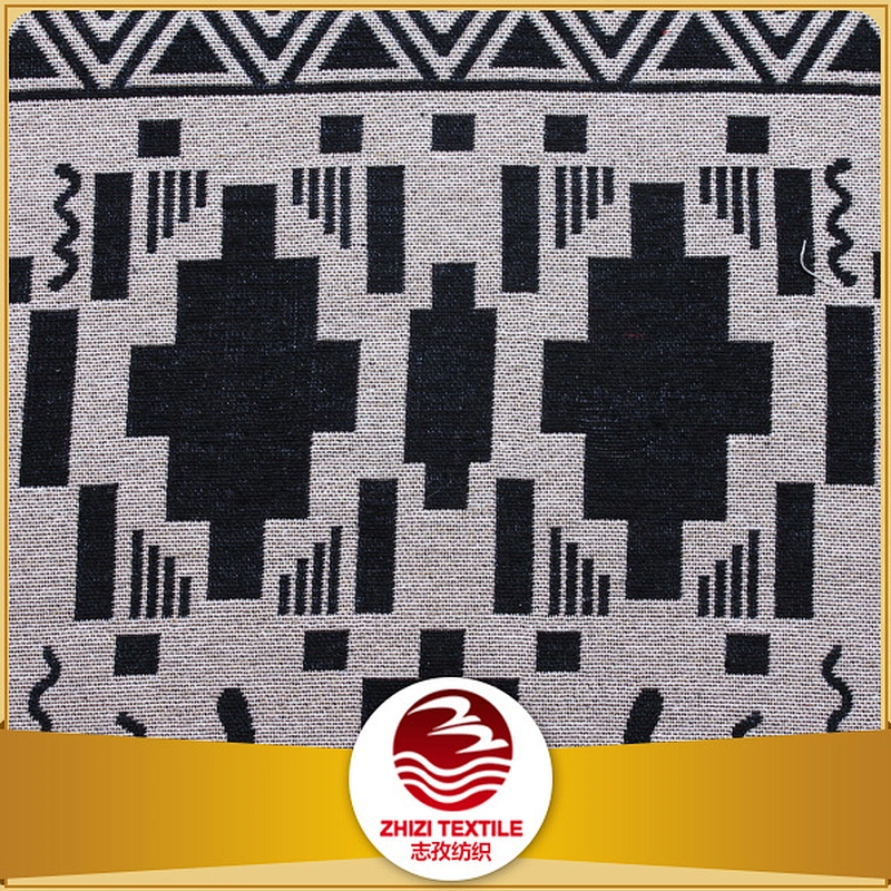 Black white special design jacquard fabric for pet cushion trader wholesale America