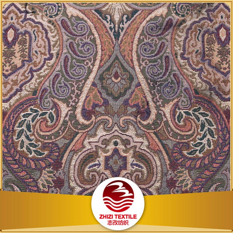 south america style turkey design jacquard sofa fabric shop cheap yarn dyed textile