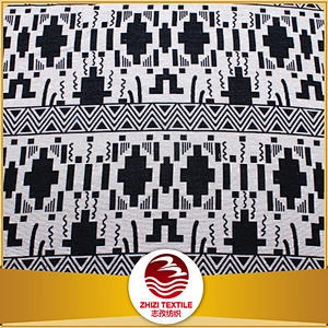 Black white special design jacquard fabric for pet cushion trader wholesale America