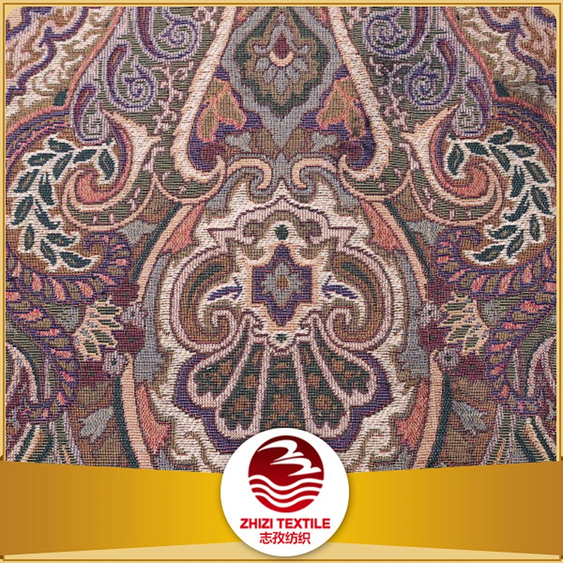south america style turkey design jacquard sofa fabric shop cheap yarn dyed textile