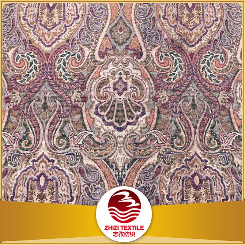 south america style turkey design jacquard sofa fabric shop cheap yarn dyed textile